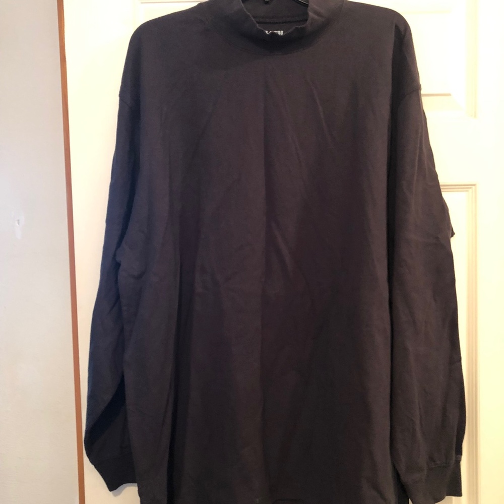 Duluth XL Mens Black Turtleneck Shirt